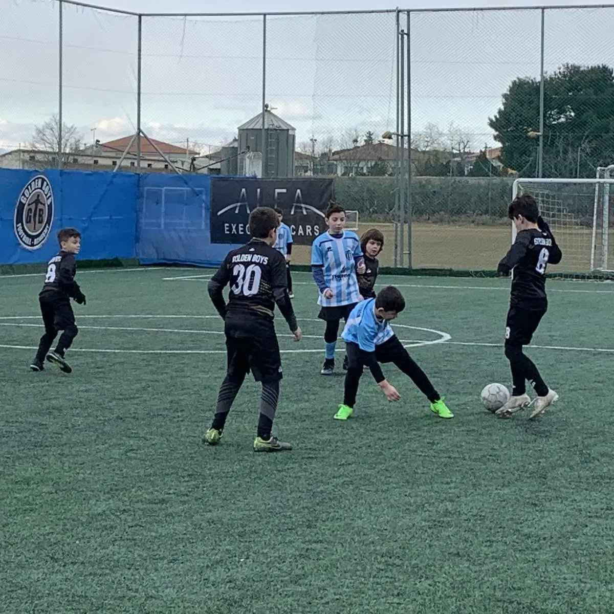 Golden Boys Football Academy kids playing