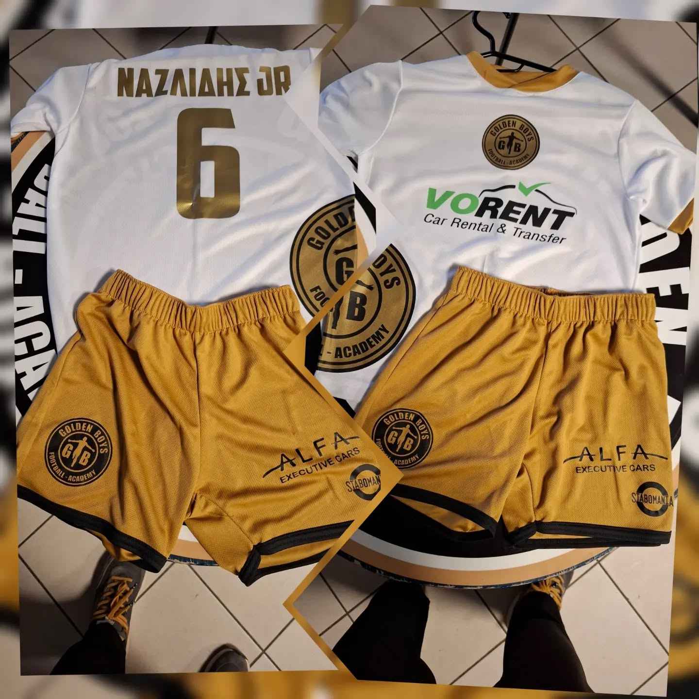 Golden Boys Football Academy kit